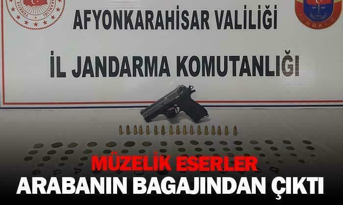 Arabadan müzelik eserler çıktı