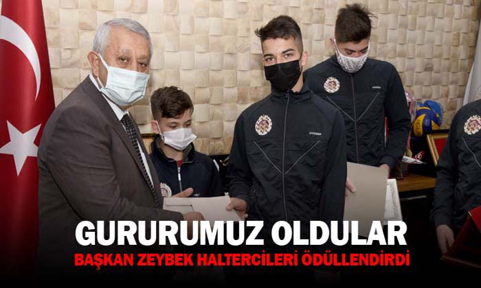 Haltercilerimiz gururumuz oldu