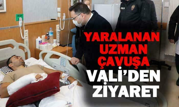 Vali Gökmen Çiçek’ten geçmiş olsun ziyareti