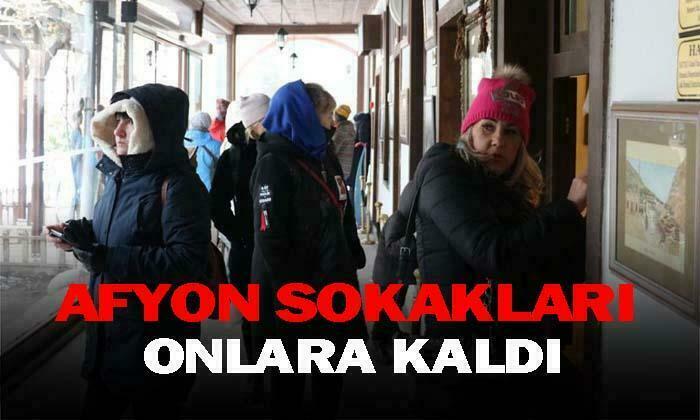 Afyon sokakları onlara kaldı
