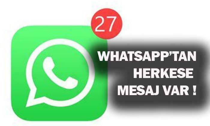 WhatsApp Durum Güncelledi