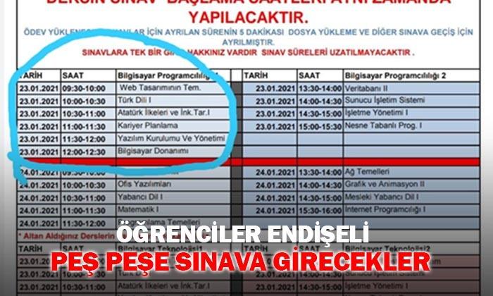 ÖĞRENCİLER ENDİŞELİ