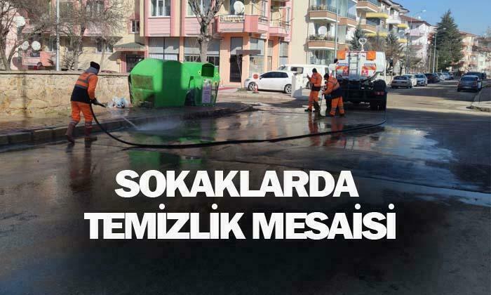 Afyon Sokakları Yıkanıyor