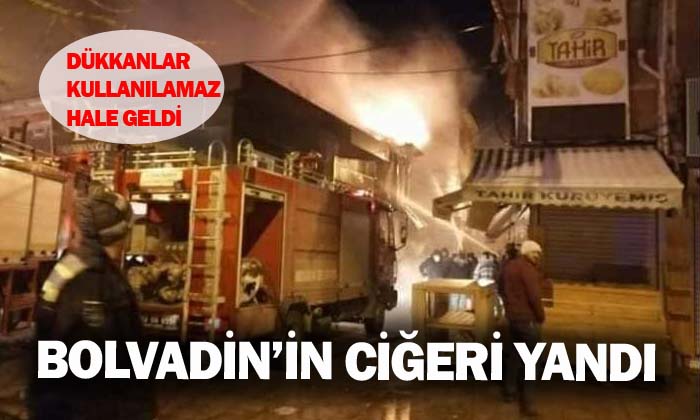 Bolvadin’in ciğeri yandı