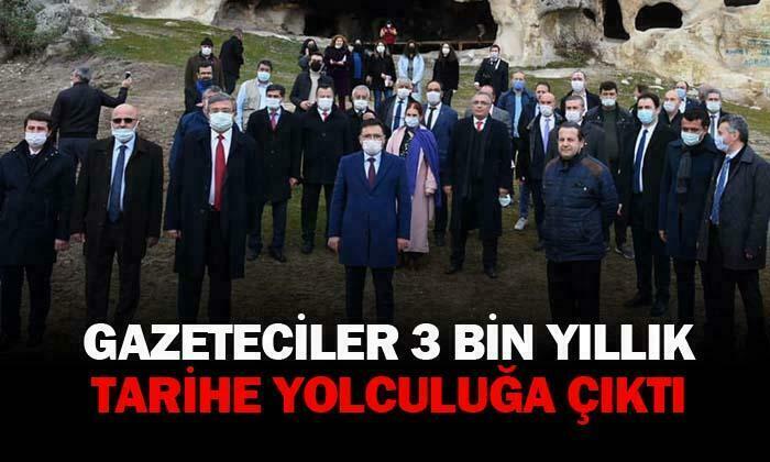 Gazeteciler 3 bin yıllık tarihe yolculuğa çıktı
