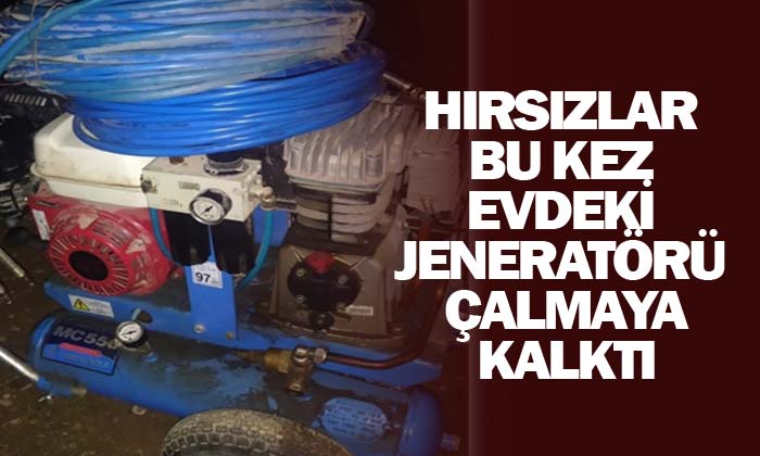 Jeneratör hırsızları yakalandı