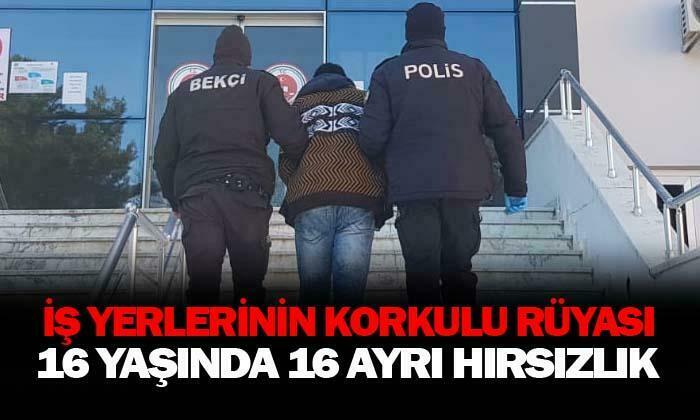 16 yaşında 16 ayrı suç