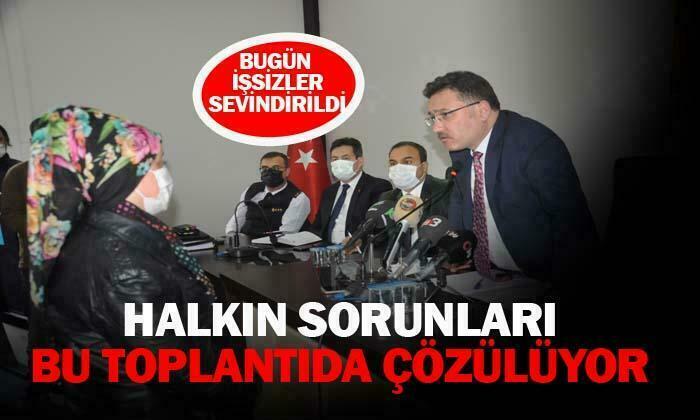 Halk toplantısı yapıldı