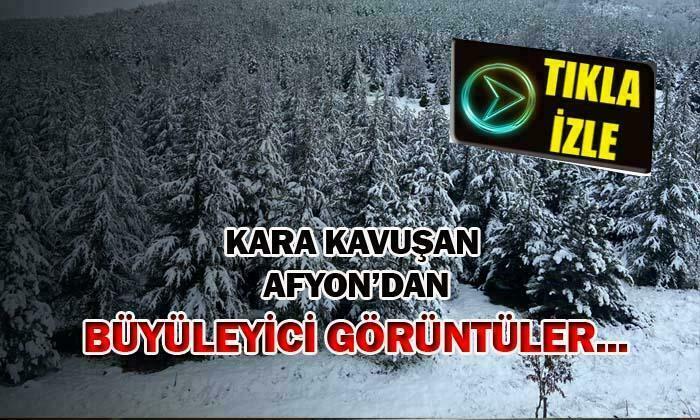 AFYON’DA SEYRİNE DOYUM OLMAYAN GÖRÜNTÜLER