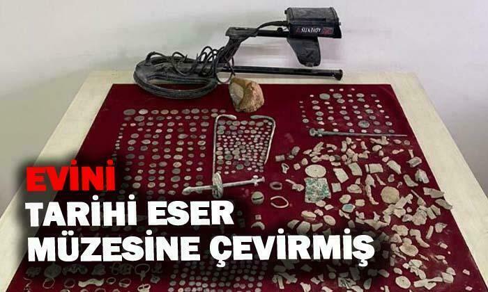 Evini tarihi eser müzesine çevirmiş