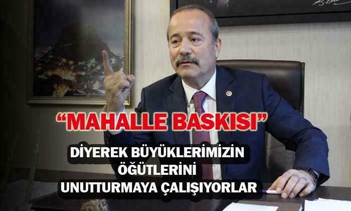 Taytak, Mahalle Baskısı Söylemine Tepki Gösterdi