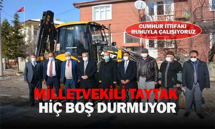 MHP’li Taytak hiç boş durmuyor