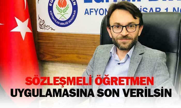 Sözleşmeli öğretmenlik uygulamasına son verilsin