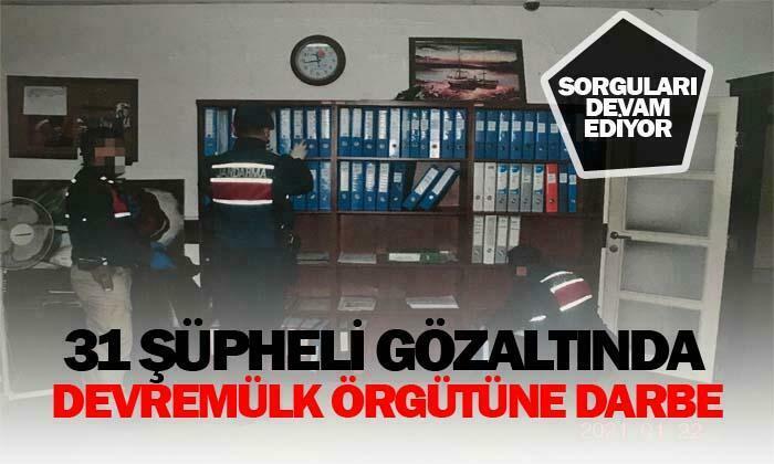 Jandarmadan devremülk örgütüne darbe