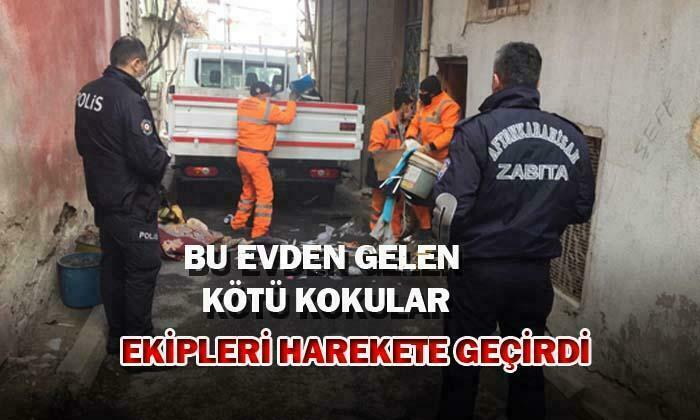 ÇÖP EV EKİPLERİ HAREKETE GEÇİRDİ