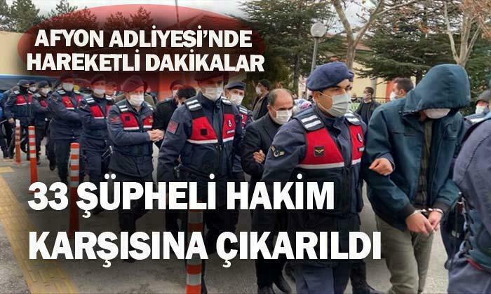 Afyon Adliyesi’nde Hareketli Dakikalar