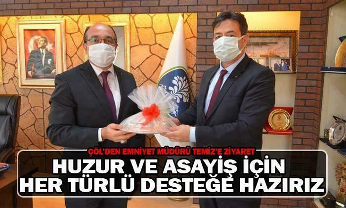 Başkan Çöl’den emniyete ziyaret