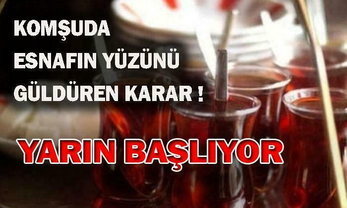 O İlçe’de Esnafı Sevindiren Haber !