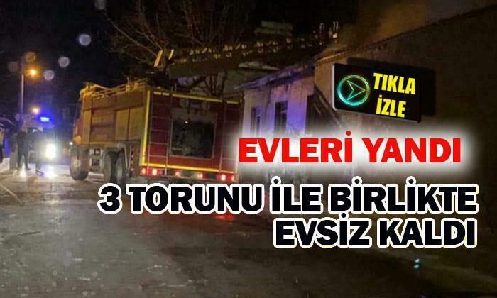3 Torunu İle Birlikte Canını Zor Kurtardı