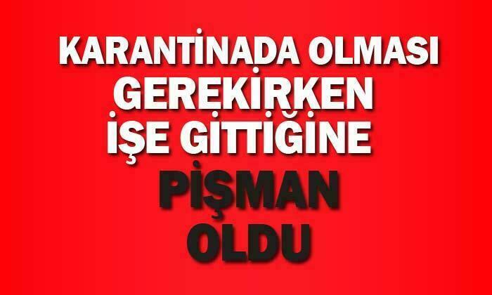 Evde olması gerekirken işe gitti polis affetmedi
