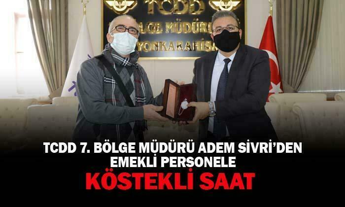 TCDD 7.Bölge Müdürlüğü’nden emekli personeller bir araya geldi