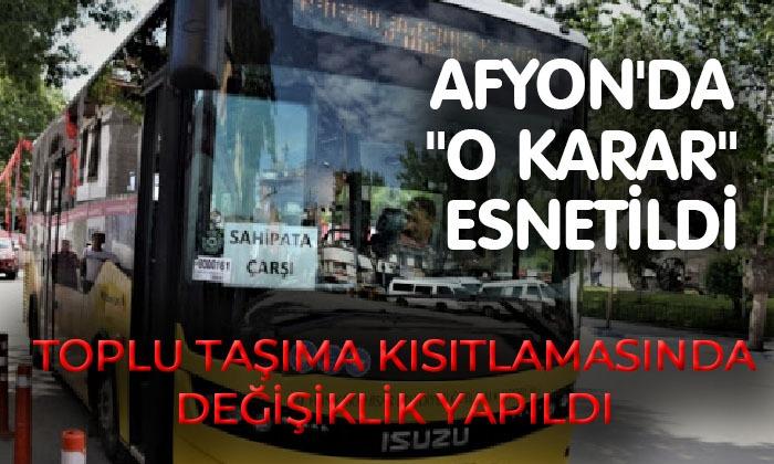 Toplu Ulaşımda Kısıtlama Esnetildi