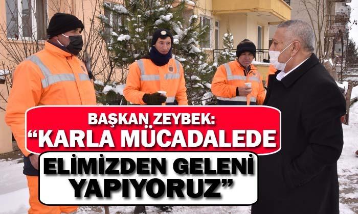 Başkan Zeybek Topyekün Mücadele Başlattı