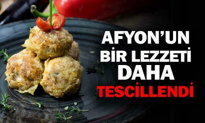Çullama Köftesi tescillendi