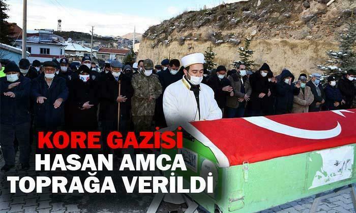Kore gazisi son yolculuğuna uğurlandı