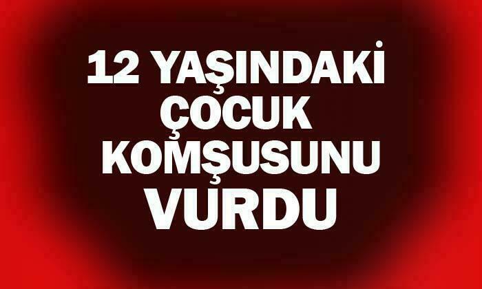 12 yaşındaki çocuk komşusunu vurdu