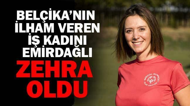Emirdağlı Zehra Belçika’nın ilham veren iş kadını oldu