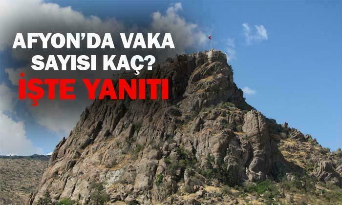 Afyonkarahisar’da vaka sayısı kaç?