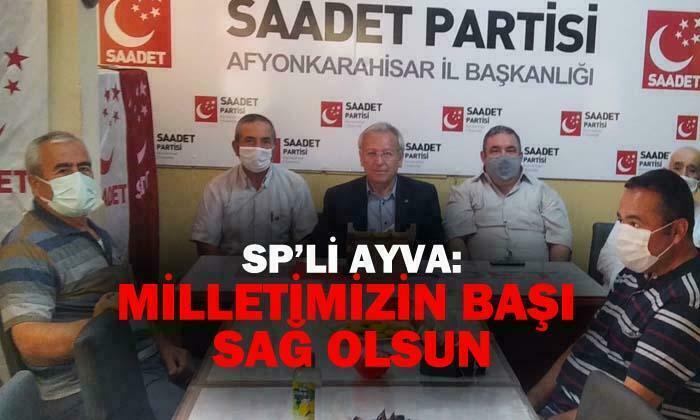 Başkan Ayva; “Milletimizin başı sağ olsun”