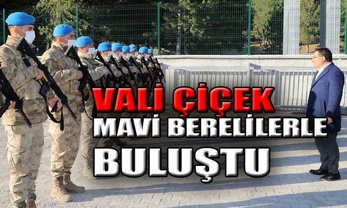 Vali Gökmen Çiçek mavi berelilerle buluştu