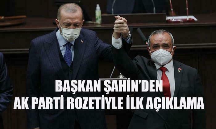 BAŞKAN ŞAHİN: “Dünya lideri Cumhurbaşkanımız Recep Tayyip Erdoğan ile birlikte yürümek istiyorum”