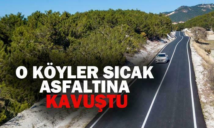 İscehisar köy yolları sıcak asfalta kavuştu