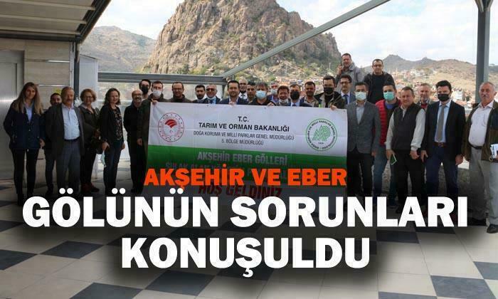 Afyonkarahisar’da Eber ve Akşehir göllerinin sorunları değerlendirildi