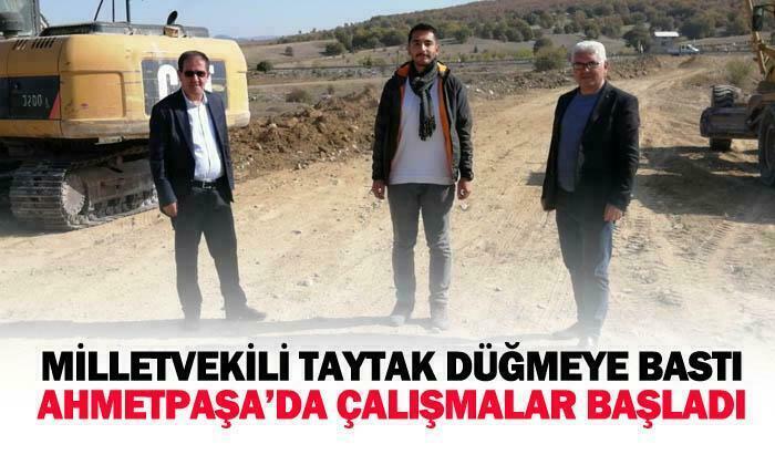 Ahmetpaşa’da çalışmalar başladı