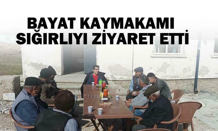 Bayat Kaymakamı Anıl Çolak: “her vatandaşımızın en iyi yaşam standartlarına sahip olması için çalışıyoruz”
