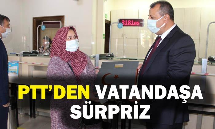 Afyon PTT Vatandaşa Sürpriz Yaptı