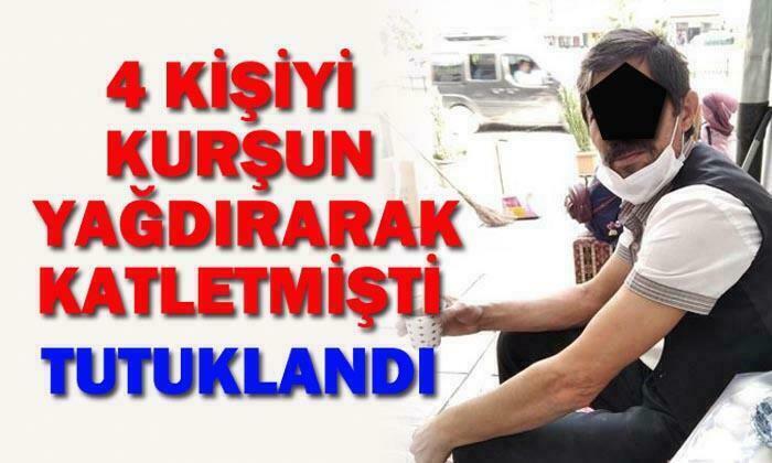 Afyon’da 4 kişiyi kurşun yağdırarak katletmişti tutuklandı