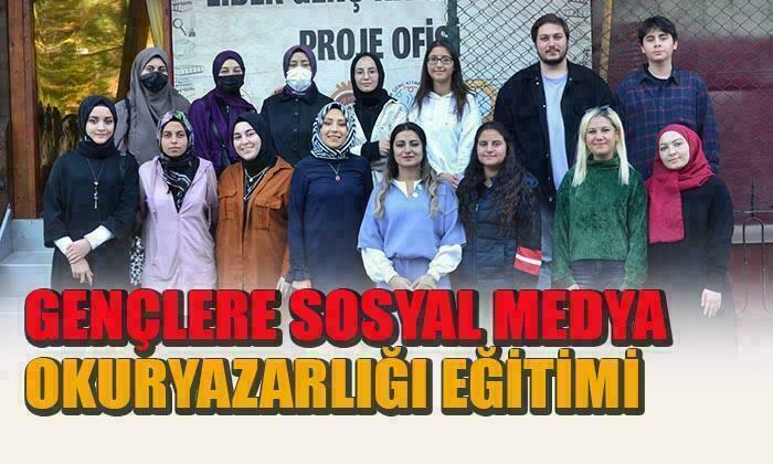 Afyon’da gençlere sosyal medya okuryazarlığı eğitimi