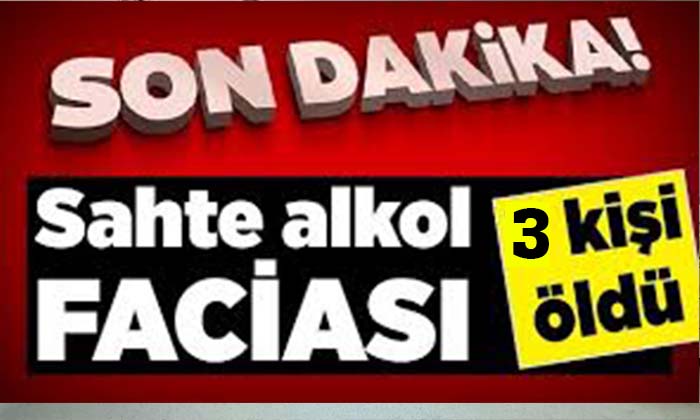 Afyon’da sahte alkol faciası 3 kişi öldü