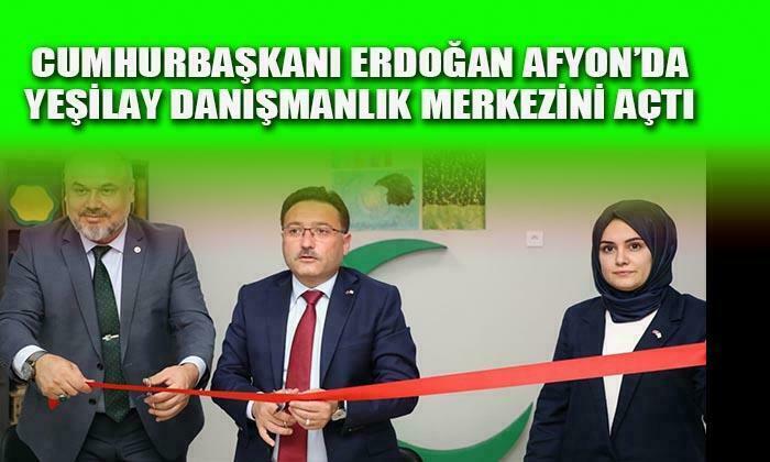 Afyon’da Yeşilay Danışmanlık Merkezi açıldı