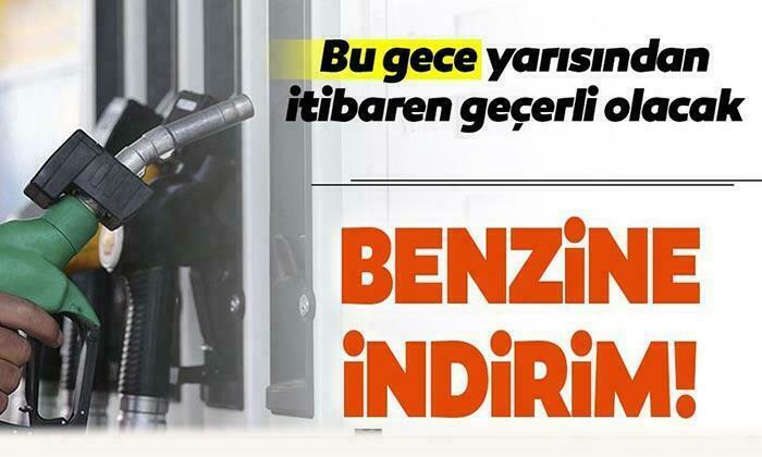Afyon haber- Benzine indirim geldi