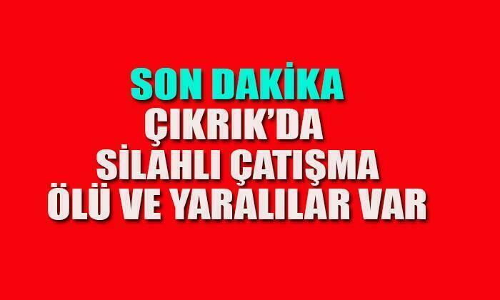 Afyon Çıkrık’da silahlı çatışma