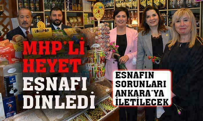 Afyonkarahisar MHP’li heyet esnafı ziyaret etti