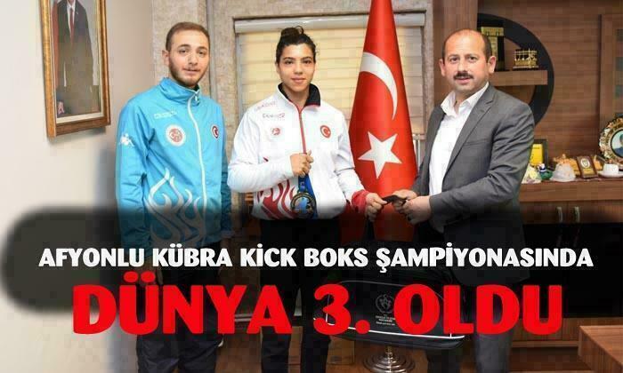 Afyonkarahisarlı Kübra Kocakuş, dünya 3’üncüsü oldu
