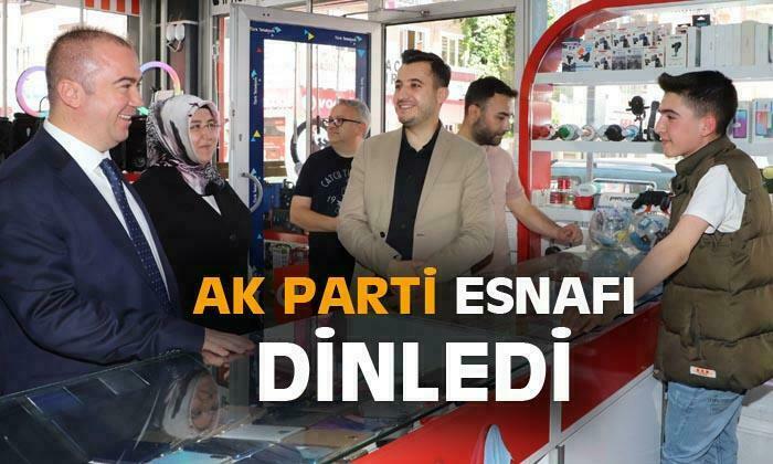 AK Parti esnafı dinledi