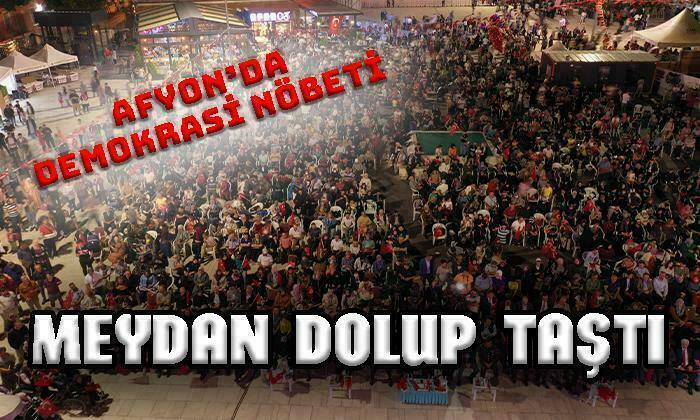 Afyon’da Demokrasi Nöbeti